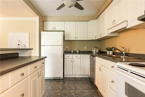 20 John Street|Unit #206, Grimsby, ON - Indoor Photo Showing Kitchen With Double Sink