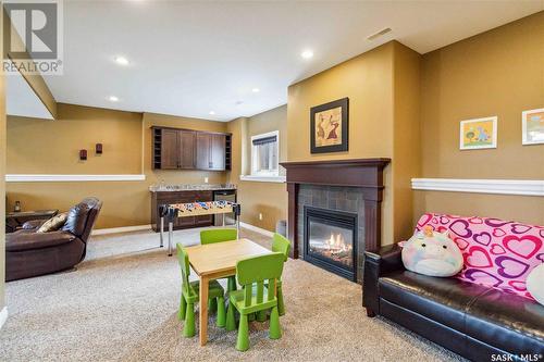 239 Dawson Crescent, Saskatoon, SK - Indoor With Fireplace