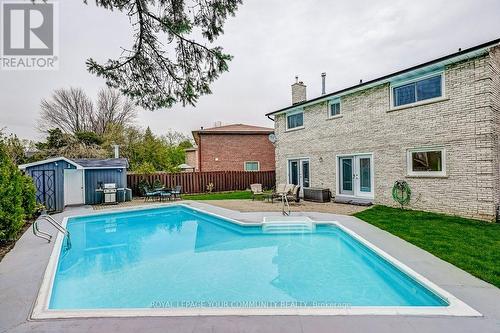 22 Barker Crt, Markham, ON - Outdoor With In Ground Pool With Deck Patio Veranda With Backyard With Exterior