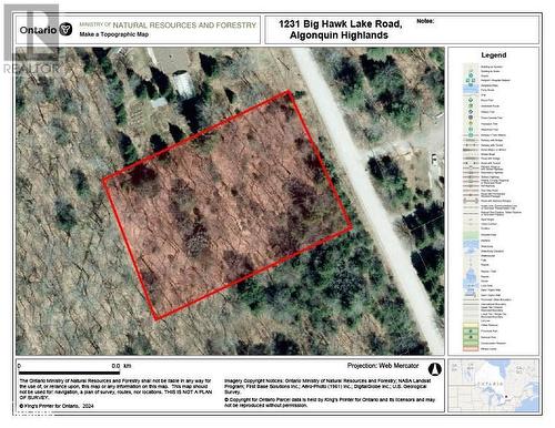 Property Map 1 - 1231 Big Hawk Lake Road, Algonquin Highlands, ON 