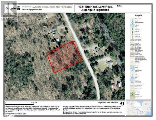 Property Map 2 - 1231 Big Hawk Lake Road, Algonquin Highlands, ON 