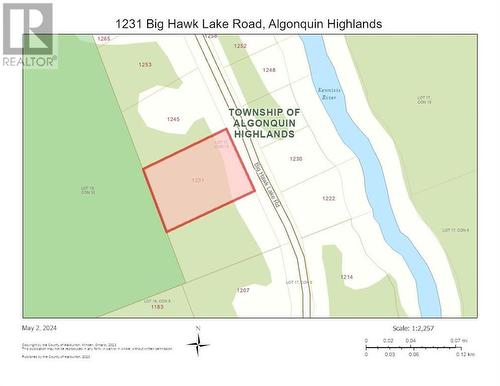 Property Map 3 - 1231 Big Hawk Lake Road, Algonquin Highlands, ON 