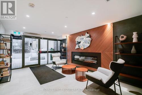 405 - 1331 Queen Street E, Toronto, ON - Indoor With Fireplace