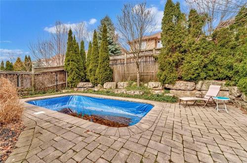 251 Braithwaite Avenue, Hamilton, ON - Outdoor With In Ground Pool With Deck Patio Veranda With Backyard