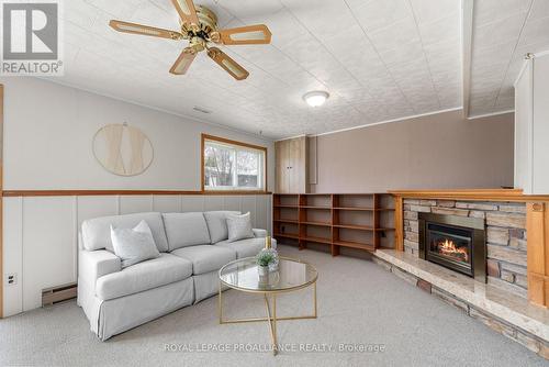 32 Gearin Street, Quinte West, ON - Indoor Photo Showing Living Room With Fireplace