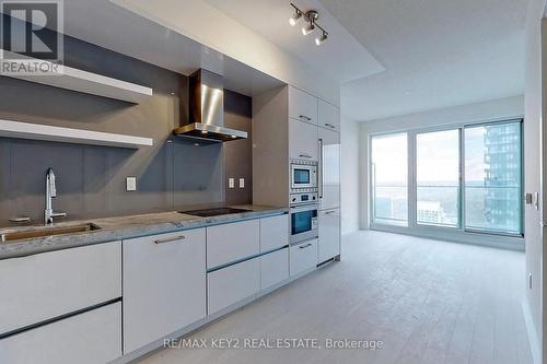 4510 - 2221 Yonge Street, Toronto, ON - Indoor Photo Showing Kitchen With Double Sink
