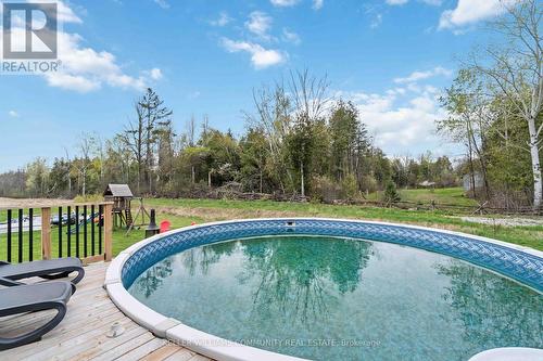 3023 Drummond Concession, Drummond/North Elmsley, ON - Outdoor With Above Ground Pool With Backyard