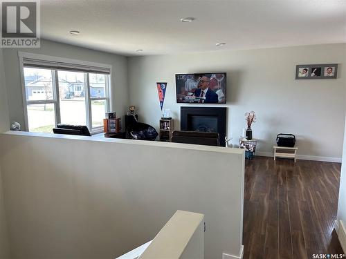 126 Wheatland Court, Rosthern, SK - Indoor With Fireplace