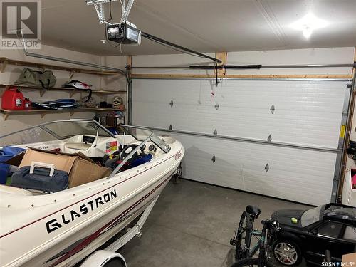 126 Wheatland Court, Rosthern, SK - Indoor Photo Showing Garage