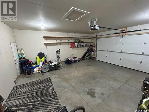 126 Wheatland Court, Rosthern, SK - Indoor Photo Showing Garage