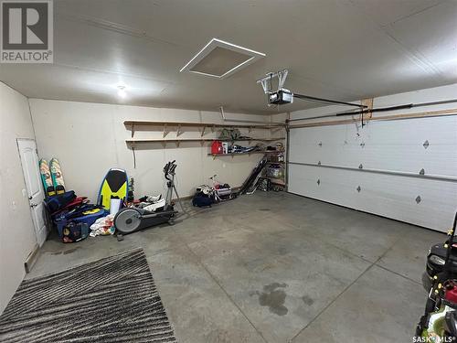 126 Wheatland Court, Rosthern, SK - Indoor Photo Showing Garage
