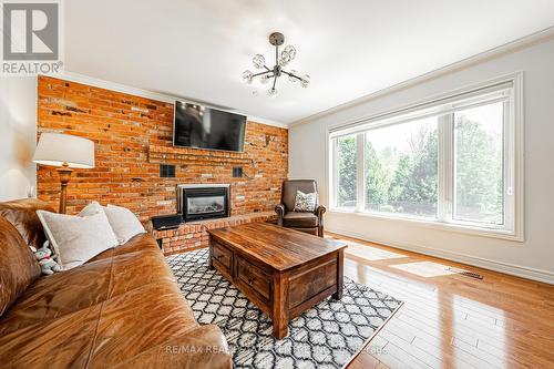 6 Iris Court, Hamilton, ON - Indoor Photo Showing Living Room With Fireplace