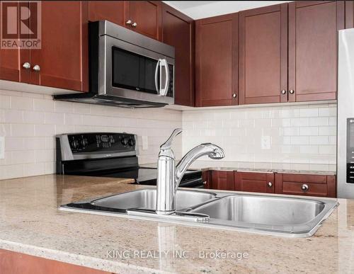 2602 - 3504 Hurontario Street, Mississauga, ON - Indoor Photo Showing Kitchen With Double Sink
