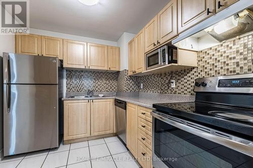801 - 155 Hillcrest Avenue, Mississauga, ON - Indoor Photo Showing Kitchen With Double Sink