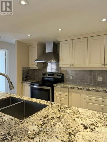 308 - 25 Trailwood Drive, Mississauga, ON - Indoor Photo Showing Kitchen With Double Sink With Upgraded Kitchen