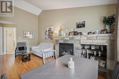 169 Kenneth Hobbs Avenue, Whitby, ON - Indoor Photo Showing Other Room With Fireplace