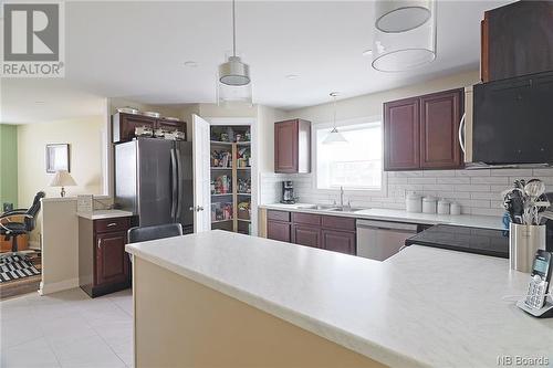 46 Tilley Road, Gagetown, NB - Indoor Photo Showing Kitchen With Double Sink