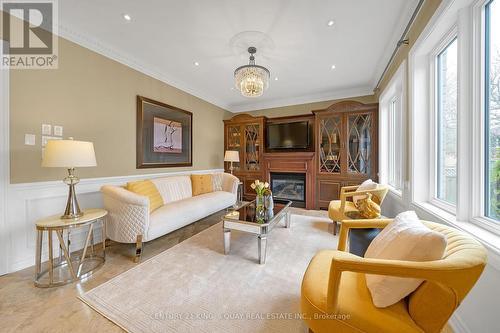 30 Duborg Drive, Markham, ON - Indoor Photo Showing Living Room With Fireplace