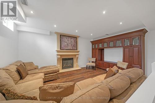 30 Duborg Drive, Markham, ON - Indoor Photo Showing Living Room With Fireplace