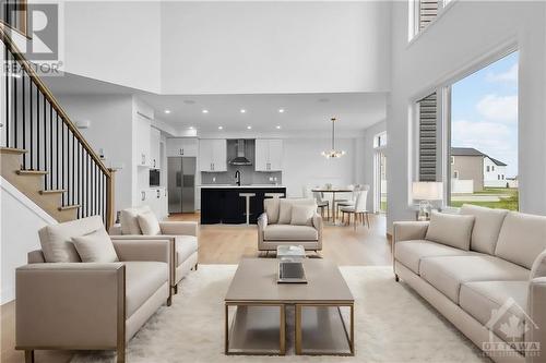 This home has not been built yet. Images provided are to showcase builder finishes - 1971 Hawker Private, Ottawa, ON - Indoor Photo Showing Living Room