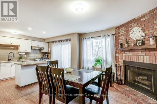 36 Delaney Crescent, Barrie, ON - Indoor Photo Showing Dining Room With Fireplace