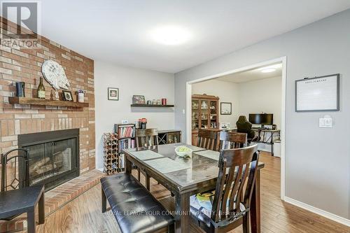 36 Delaney Crescent, Barrie, ON - Indoor Photo Showing Dining Room With Fireplace