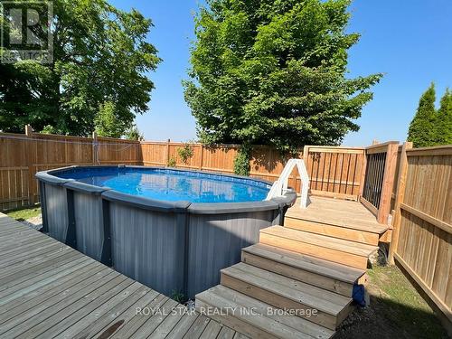 1024 Alberni Road, Woodstock, ON - Outdoor With Above Ground Pool With Backyard