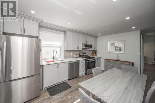 68 Carlton Street, St. Catharines, ON - Indoor Photo Showing Kitchen With Stainless Steel Kitchen