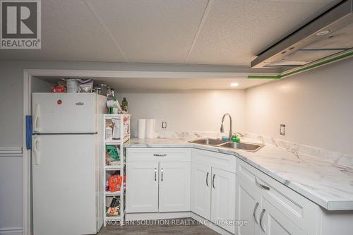 68 Carlton Street, St. Catharines, ON - Indoor Photo Showing Kitchen With Double Sink