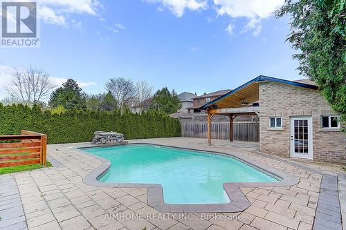27B Scott Drive, Richmond Hill, ON - Outdoor With In Ground Pool