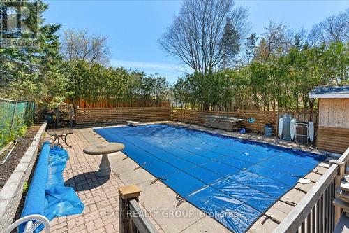 22 Wickens Street, Quinte West, ON - Outdoor With In Ground Pool With Backyard