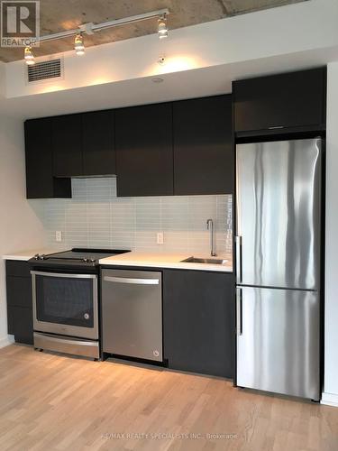 1608 - 60 Colborne Street, Toronto, ON - Indoor Photo Showing Kitchen With Stainless Steel Kitchen With Upgraded Kitchen