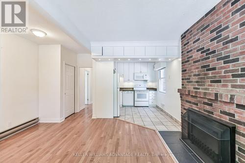 388 Rusholme Road, Toronto, ON - Indoor Photo Showing Kitchen With Fireplace