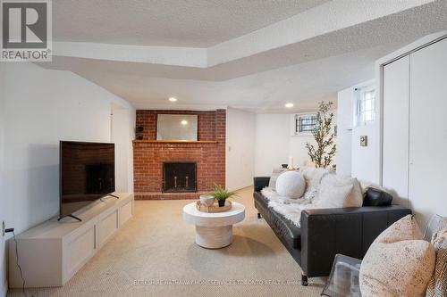 99 Alexandra Boulevard, Toronto, ON - Indoor Photo Showing Living Room With Fireplace