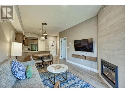 1200 Rancher Creek Road Unit# 103C, Osoyoos, BC - Indoor Photo Showing Living Room With Fireplace