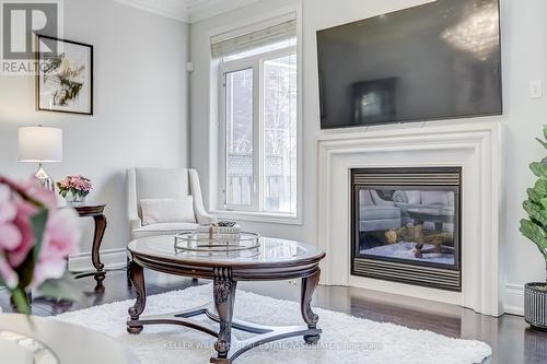 3261 Paul Henderson Drive, Mississauga, ON - Indoor Photo Showing Living Room With Fireplace