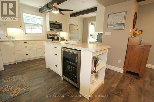 19 Hillcrest Avenue, Kawartha Lakes, ON - Indoor Photo Showing Kitchen With Double Sink