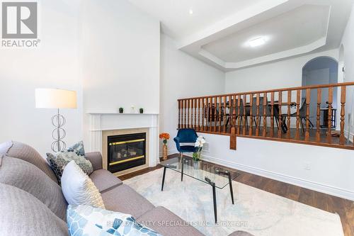 3533 Eglinton Avenue W, Mississauga, ON - Indoor Photo Showing Living Room With Fireplace