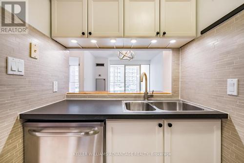442 - 24 Southport Street, Toronto, ON - Indoor Photo Showing Kitchen With Double Sink