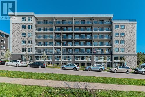 B507 - 275 Larch Street N, Waterloo, ON - Outdoor With Balcony With Facade