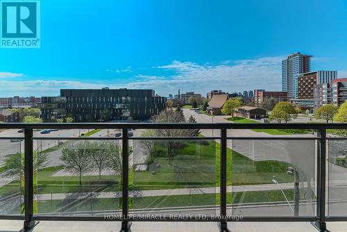 B507 - 275 Larch Street N, Waterloo, ON - Outdoor With Balcony With View