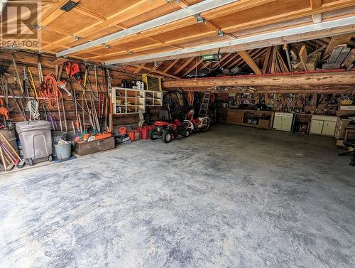 3513 Red Creek Road, Canim Lake, BC - Indoor Photo Showing Garage