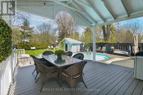 158 Phyllis Avenue, Toronto, ON - Outdoor With In Ground Pool With Deck Patio Veranda With Exterior