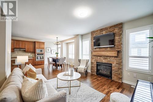 470 English Mill Court, Milton, ON - Indoor Photo Showing Living Room With Fireplace