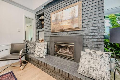 180 Concession Street, Hamilton, ON - Indoor Photo Showing Living Room With Fireplace