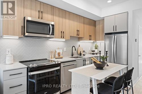 #10 - 15 Brenthall Avenue, Toronto, ON - Indoor Photo Showing Kitchen With Stainless Steel Kitchen With Upgraded Kitchen