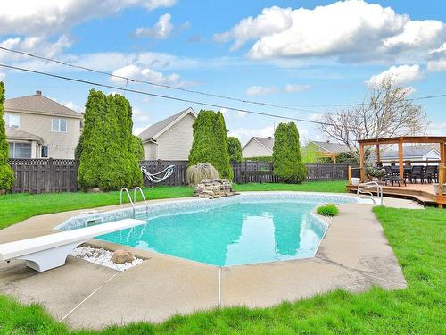 Pool - 15 Place Charles-Bruneau, Saint-Rémi, QC - Outdoor With In Ground Pool