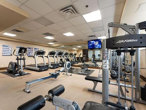 905-1101 Leslie St, Toronto, ON - Indoor Photo Showing Gym Room
