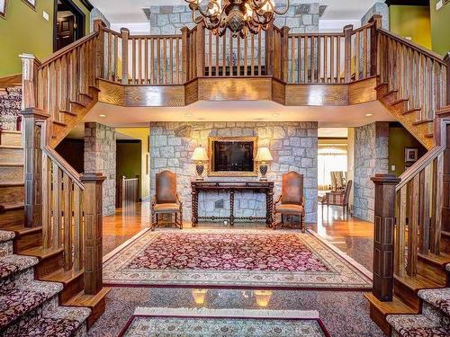 Hall - 1485 Rue Des Quatre-Saisons, Sainte-Adèle, QC - Indoor Photo Showing Other Room With Fireplace