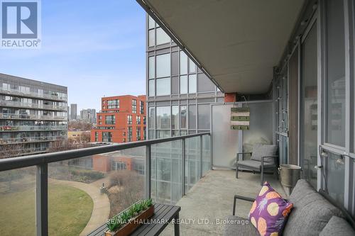 625 - 25 Cole Street, Toronto (Regent Park), ON - Outdoor With Balcony With Exterior